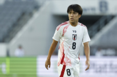 サッカー日本代表MF田中聡