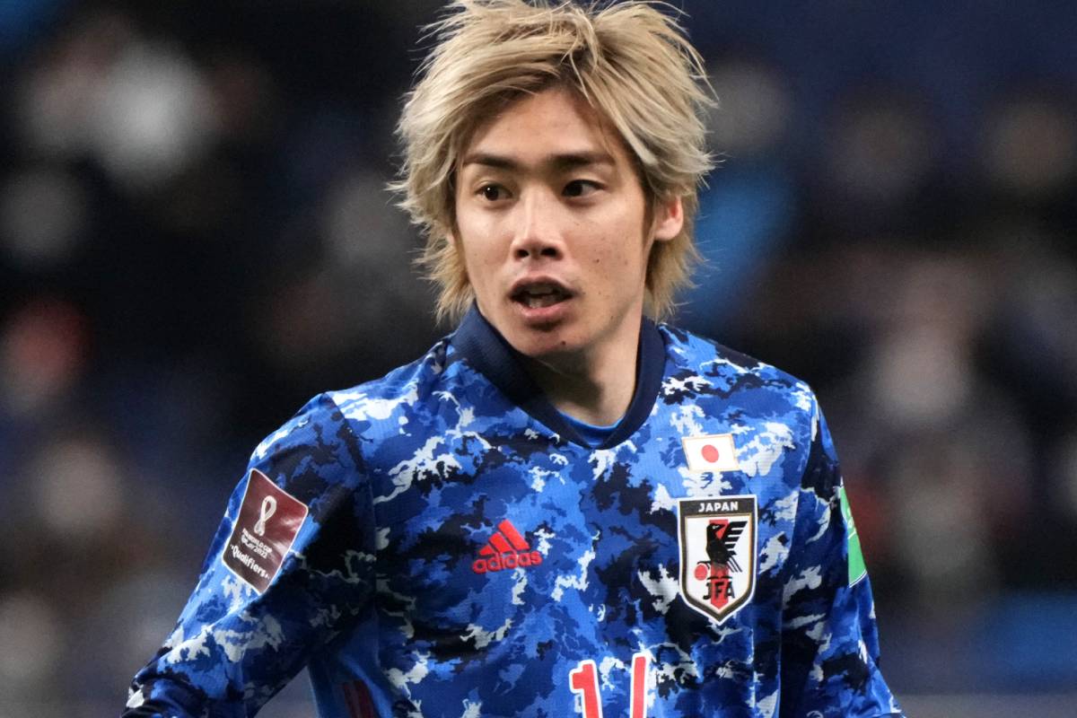 2022年2月1日 日本代表 vs サウジアラビア代表 伊東純也