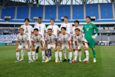 中国戦に臨んだサッカー日本代表