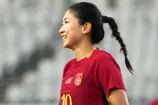 中国女子代表で背番号10を背負うワン・ヤンウェン
