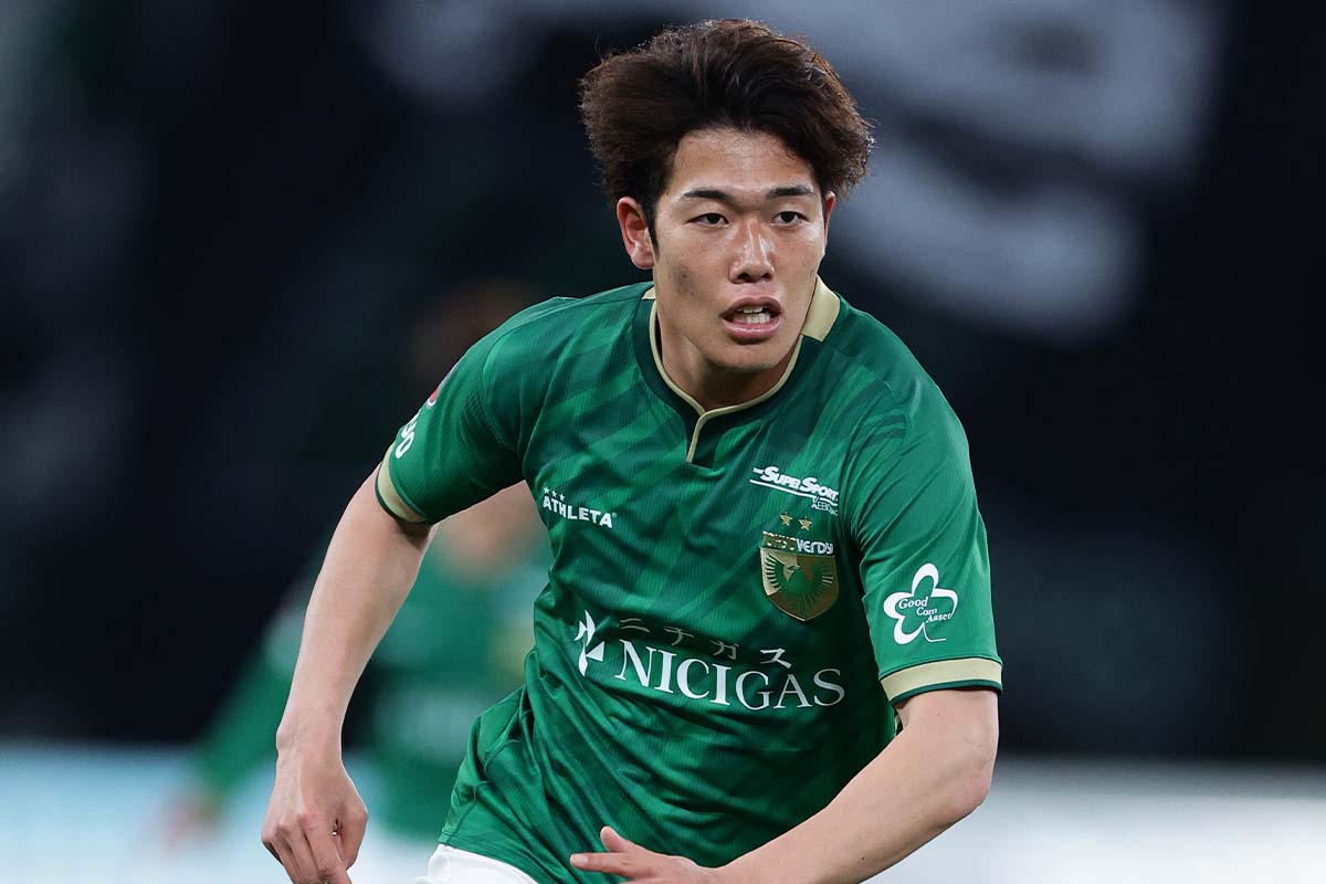 東京ヴェルディに所属する23歳のFW染野唯月
