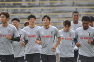 サッカー日本代表、全体ランニング