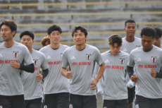 サッカー日本代表、全体ランニング