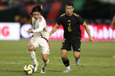 日本代表の南野拓実（メキシコ戦）