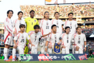 メキシコ代表戦の日本代表