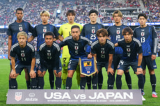 アメリカ代表戦に臨んだサッカー日本代表