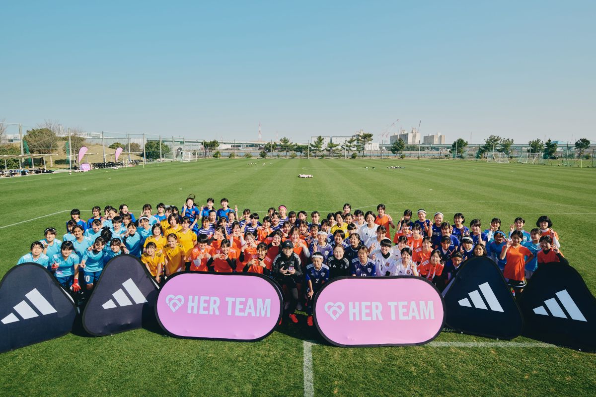 アディダス・JFA共同プロジェクト「HER TEAM」 2025年度募集開始　キービジュアル
