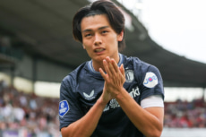 フェイエノールトに所属するサッカー日本代表FW上田綺世