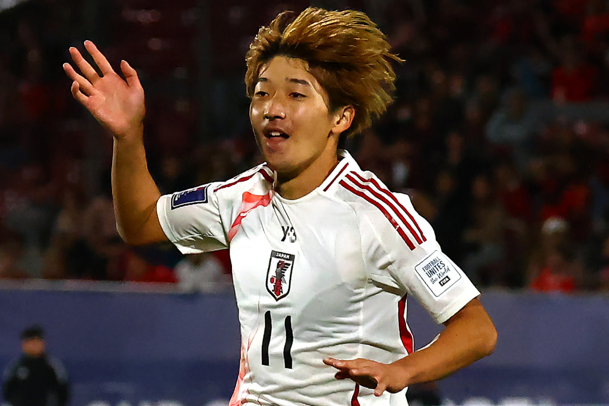 U-20サッカー日本代表　横山夢樹