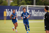 笑顔のジョルディ・クルークス＆宮市亮