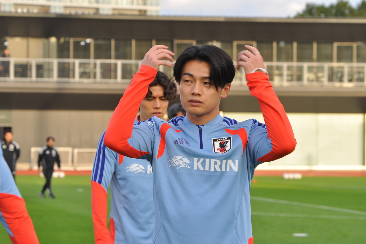 サッカー日本代表の上田綺世