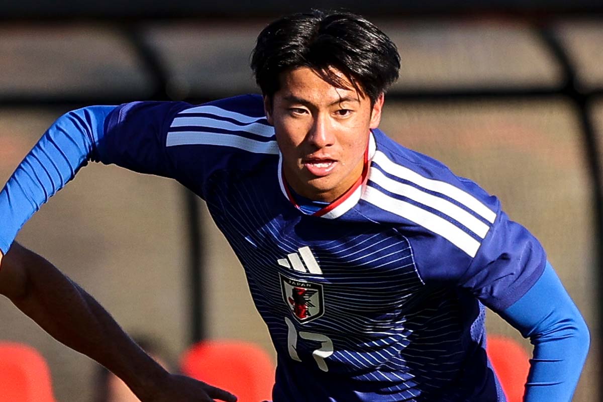U-18日本代表FW新川志音