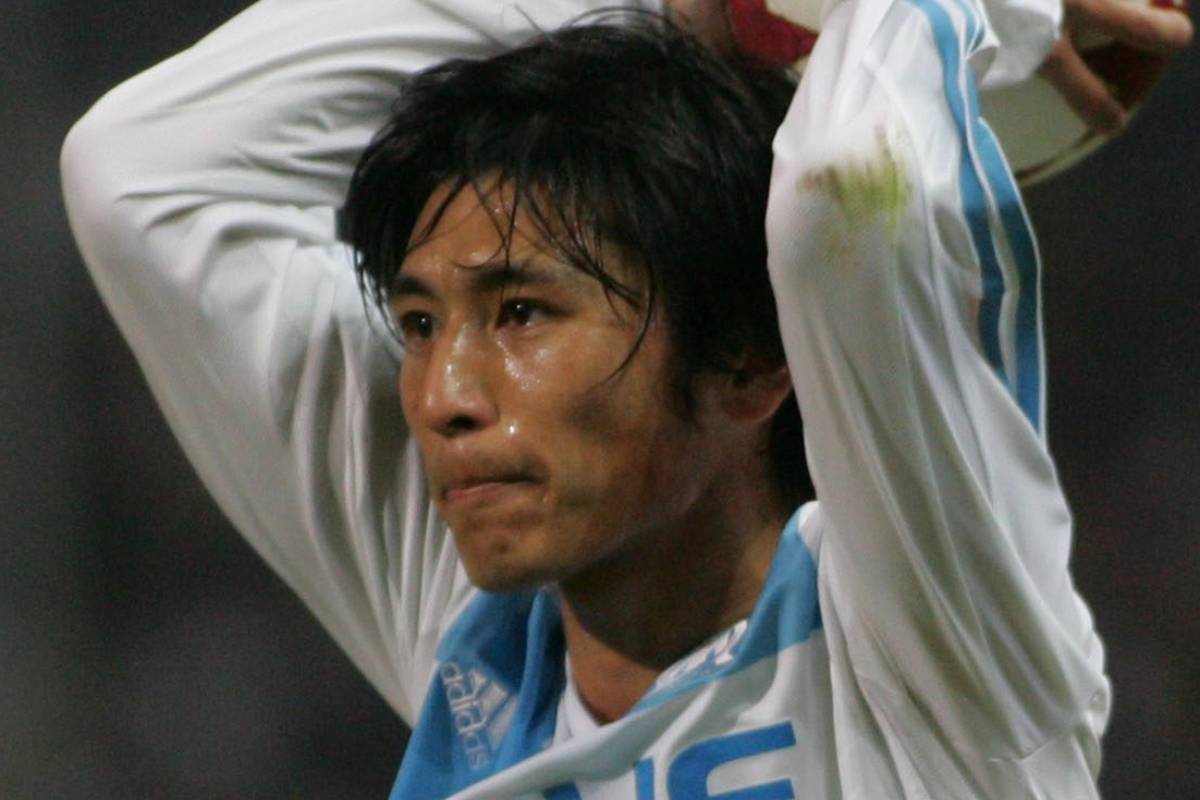 マルセイユ時代の中田浩二(2005年)