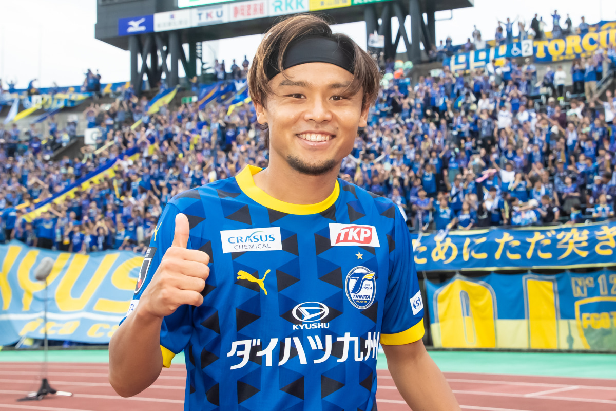 大分トリニータでプレーする岡本拓也