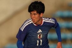 サッカーU-23日本代表MF石橋瀬凪