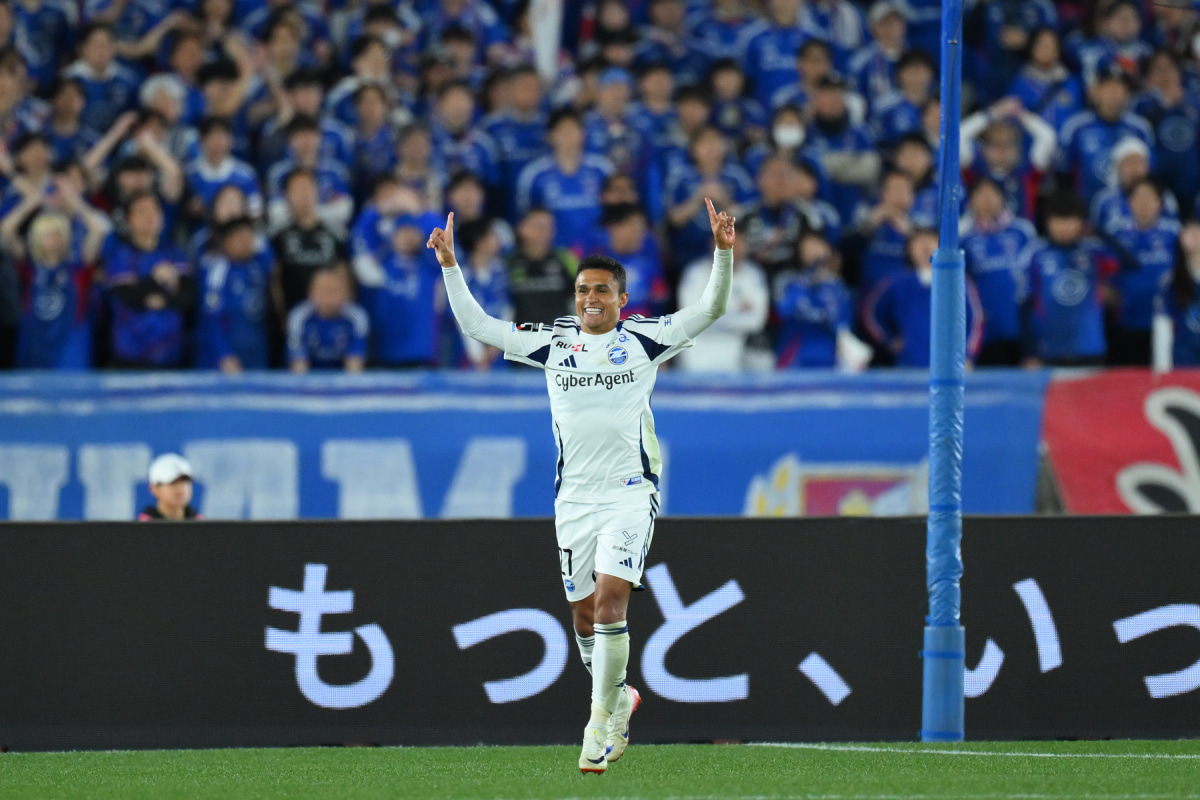 開幕弾を決めたFC町田ゼルビアFWエリキ