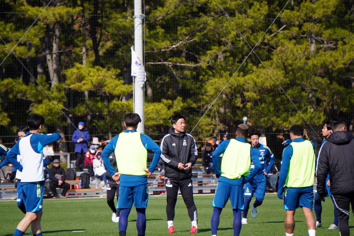宮崎キャンプ中の横浜F・マリノス