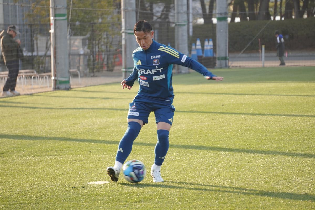 宮崎キャンプ中の横浜F・マリノス 喜田拓也