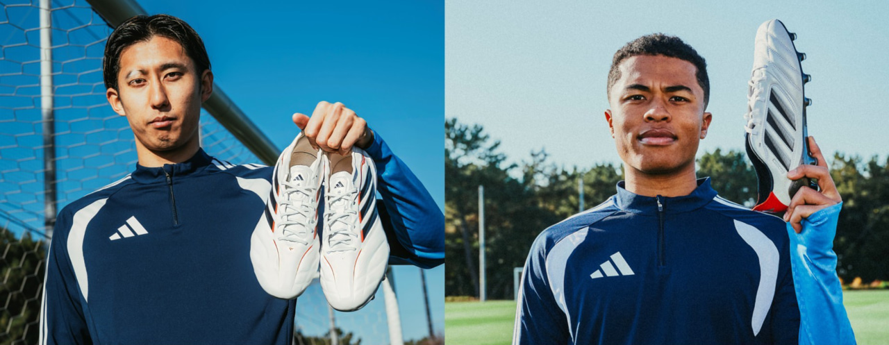伊藤洋輝と藤田譲瑠チマ【写真提供:Adidas】