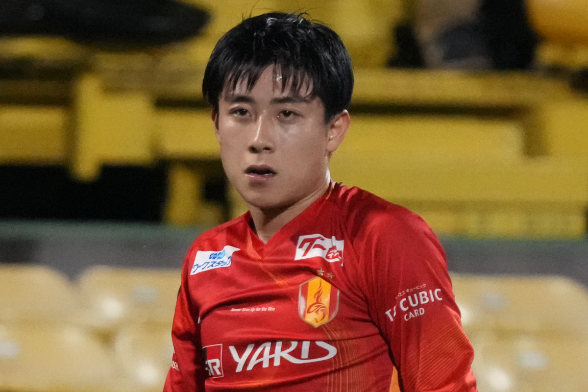 名古屋グランパス在籍時の倍井謙