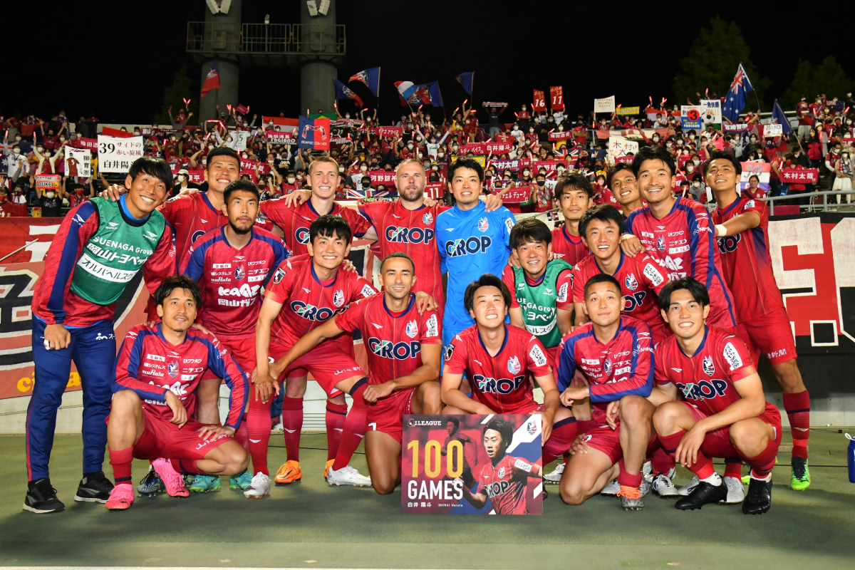 2022年のファジアーノ岡山