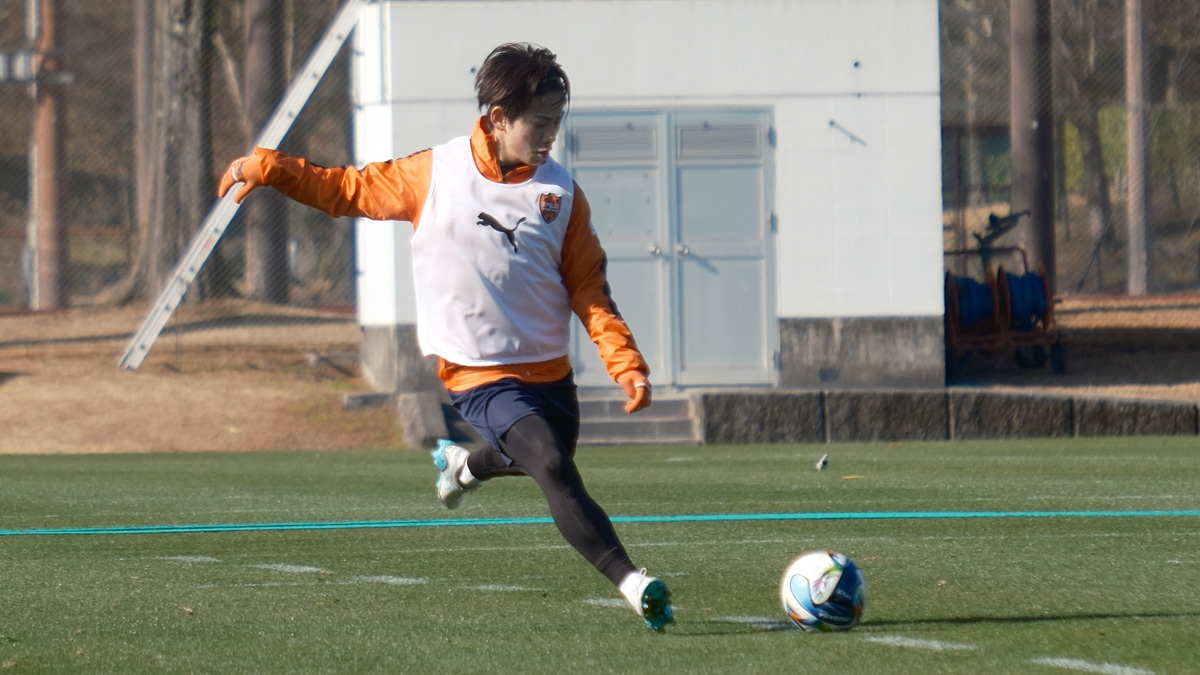 清水エスパルスMF中原輝【写真:榊原拓海】
