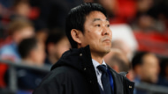 イングランド代表戦のサッカー日本代表　森保一監督