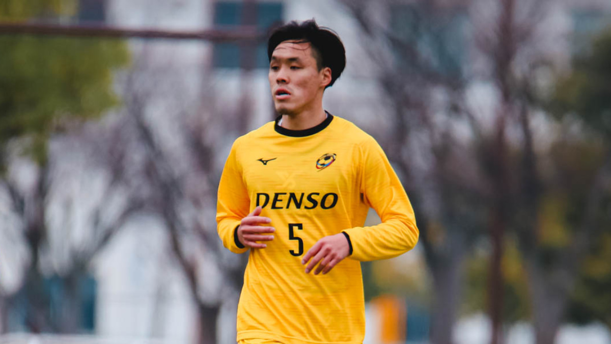 北海道コンサドーレ札幌への加入内定が決まった法政大学 梅津龍之介