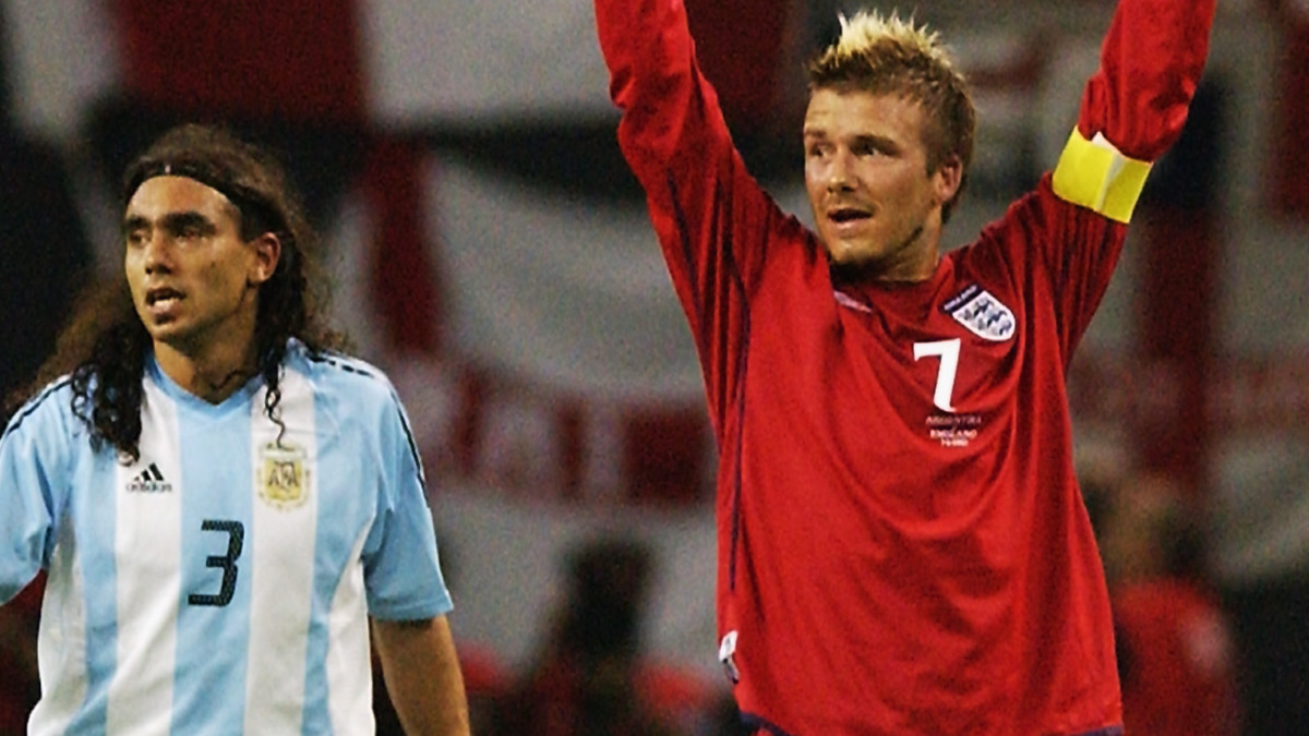 日韓W杯 アルゼンチン代表とイングランド代表