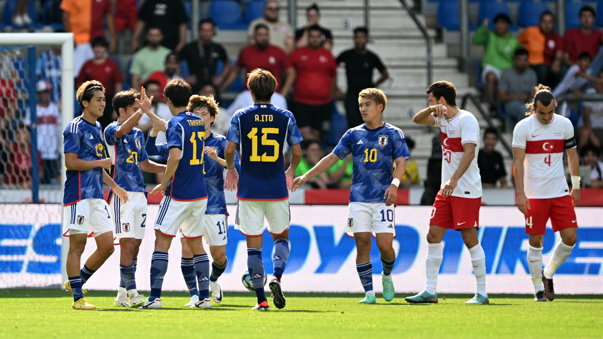 トルコ代表に勝利した日本代表