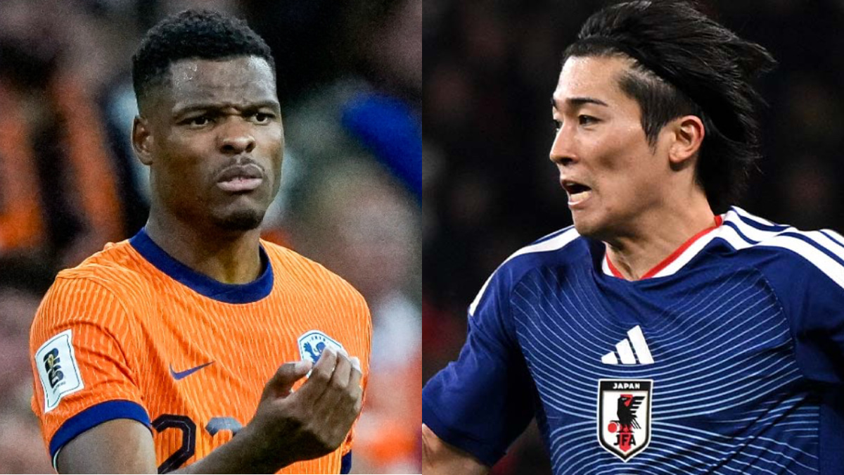 オランダ代表デンゼル・ドゥンフリース、日本代表中村敬斗