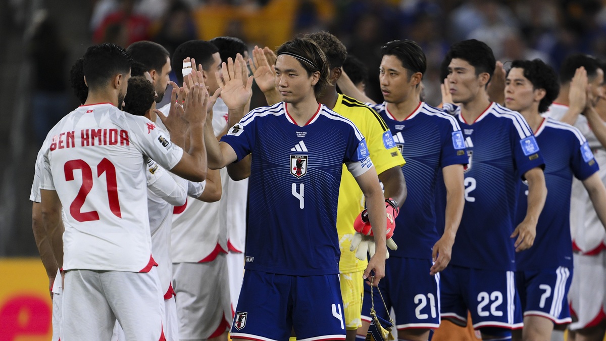 日本代表対チュニジア代表