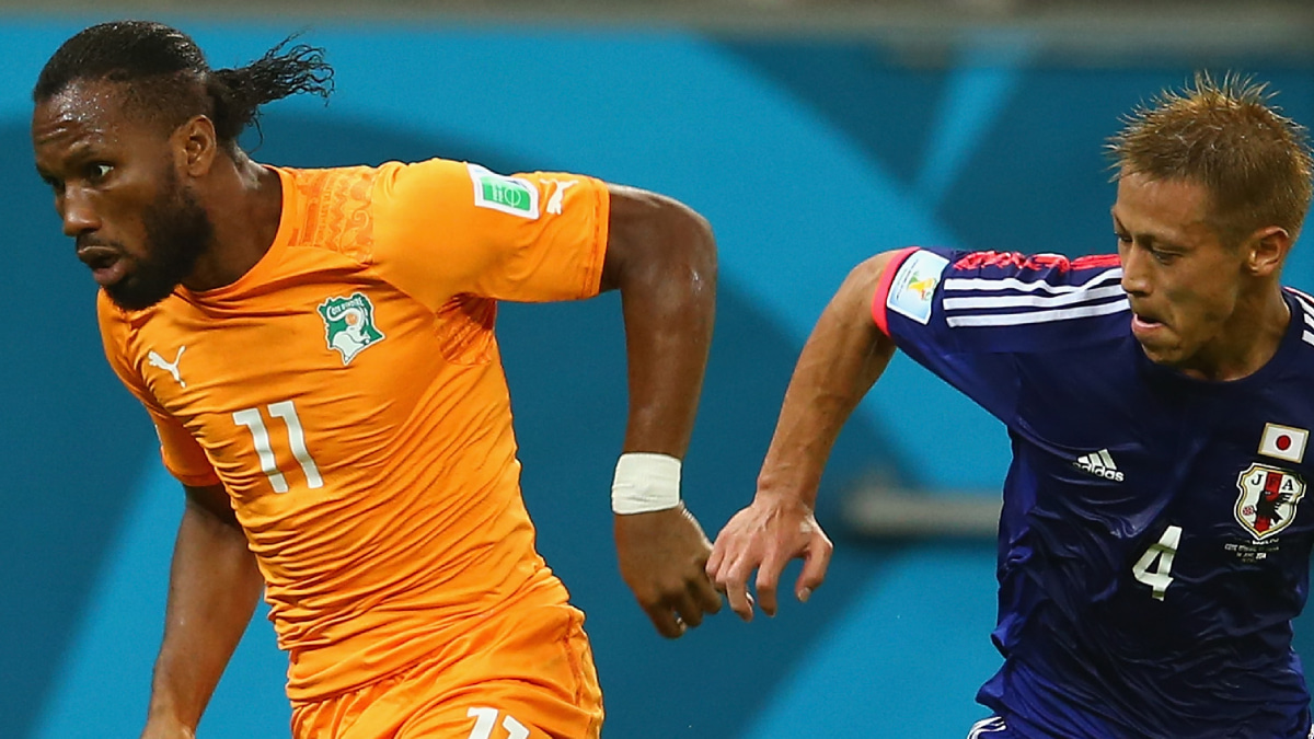 日本代表対コートジボワール代表（2014年W杯）