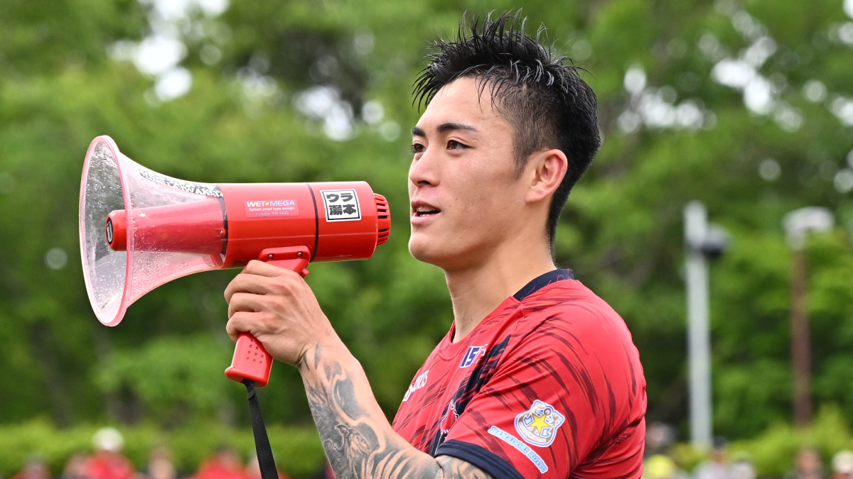 いわきFCのFW熊田直紀が交通事故に巻き込まれる　双方に大きなけがなし