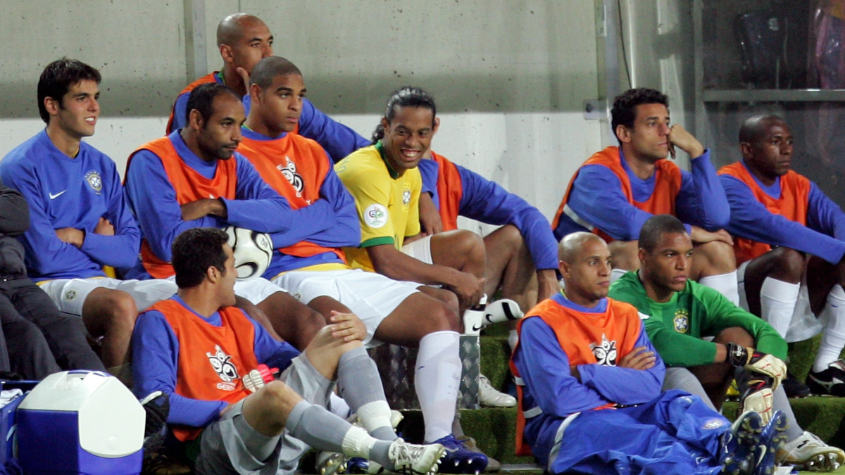 2006年ドイツ大会、日本代表戦でのブラジル代表