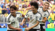 ブラジル代表から先制点を奪った日本代表 佐野海舟