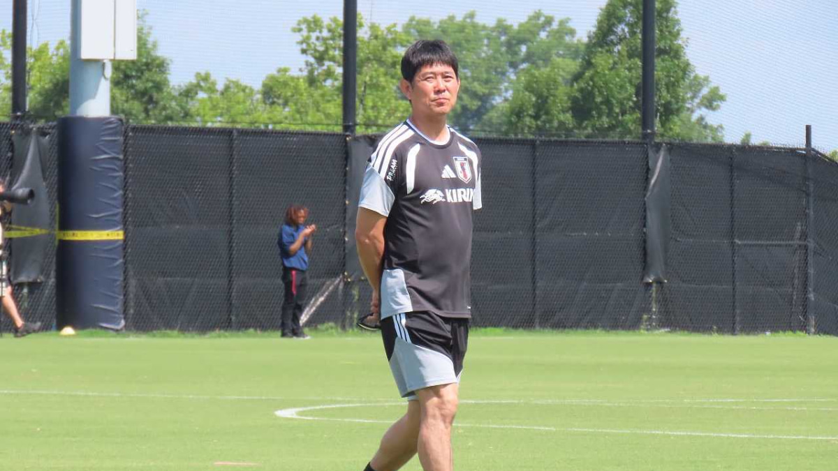 日本代表 ナッシュビルでのトレーニング 森保一監督