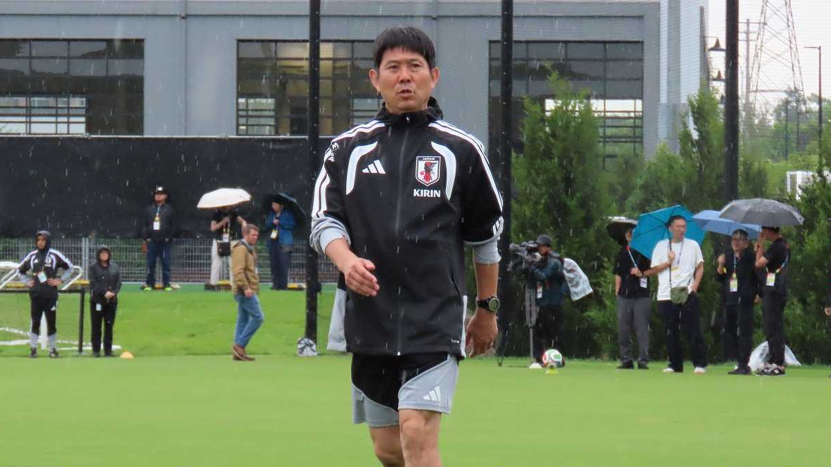 W杯初戦前調整　日本代表　森保一監督