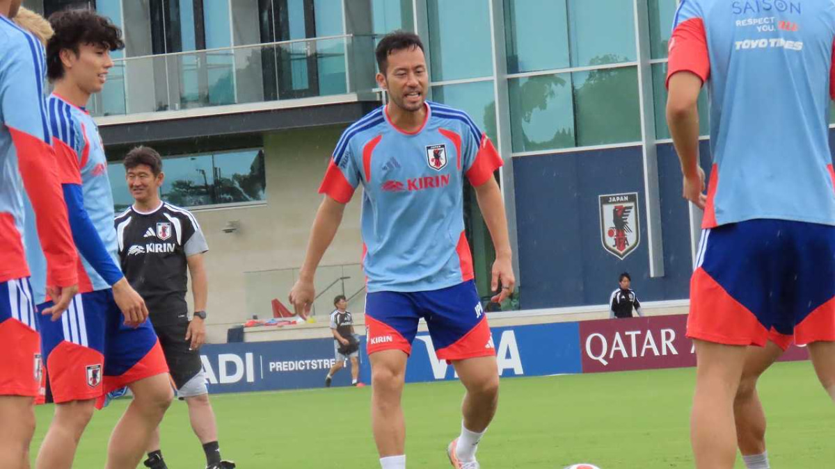 W杯初戦前調整 日本代表 吉田麻也