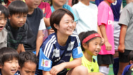 2026年6月13日『宮澤兄妹サッカーフェスタ in三島市』より　なでしこジャパンの宮澤ひなた