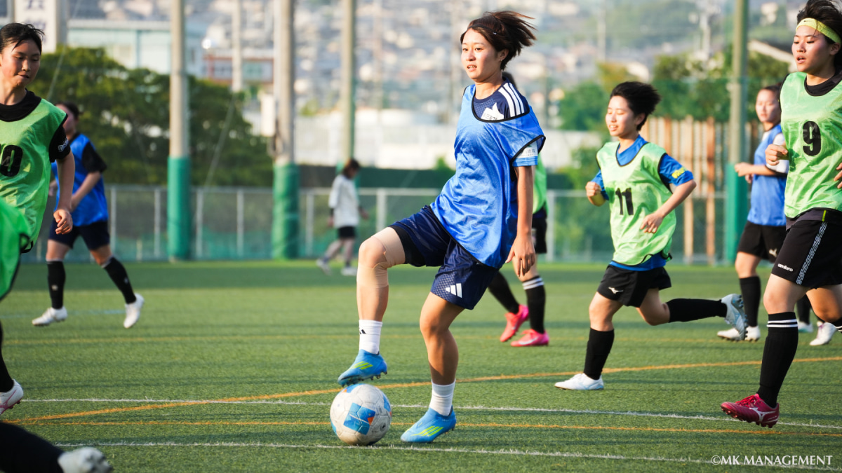 2026年6月13日『宮澤兄妹サッカーフェスタ in三島市』より なでしこジャパンの宮澤ひなた