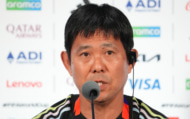 北中米W杯　オランダ代表との初戦を前に公式会見に出席した森保一監督