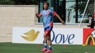 サッカー日本代表　オランダ戦翌日練習　小川航基