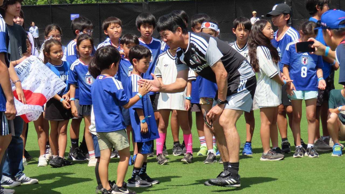 日本代表 ナッシュビル練習 森保一監督