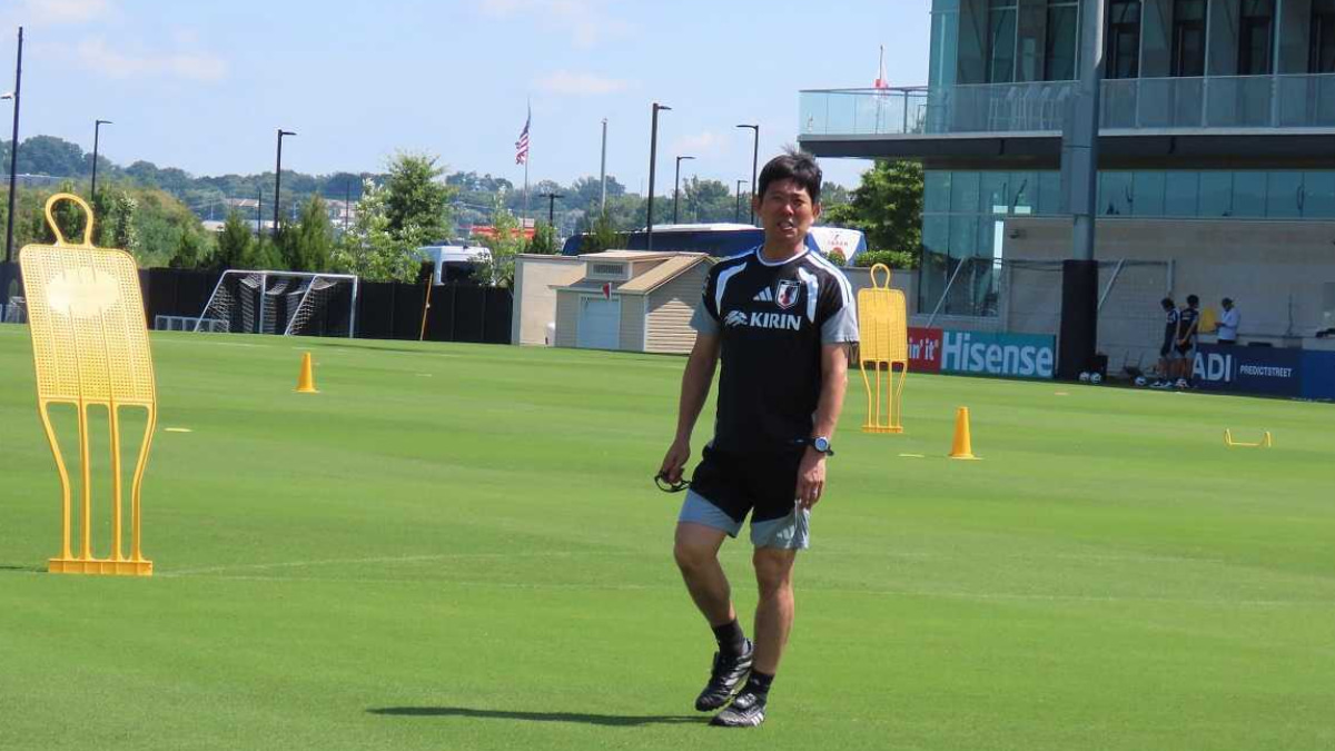 日本代表 ナッシュビル練習 森保一監督