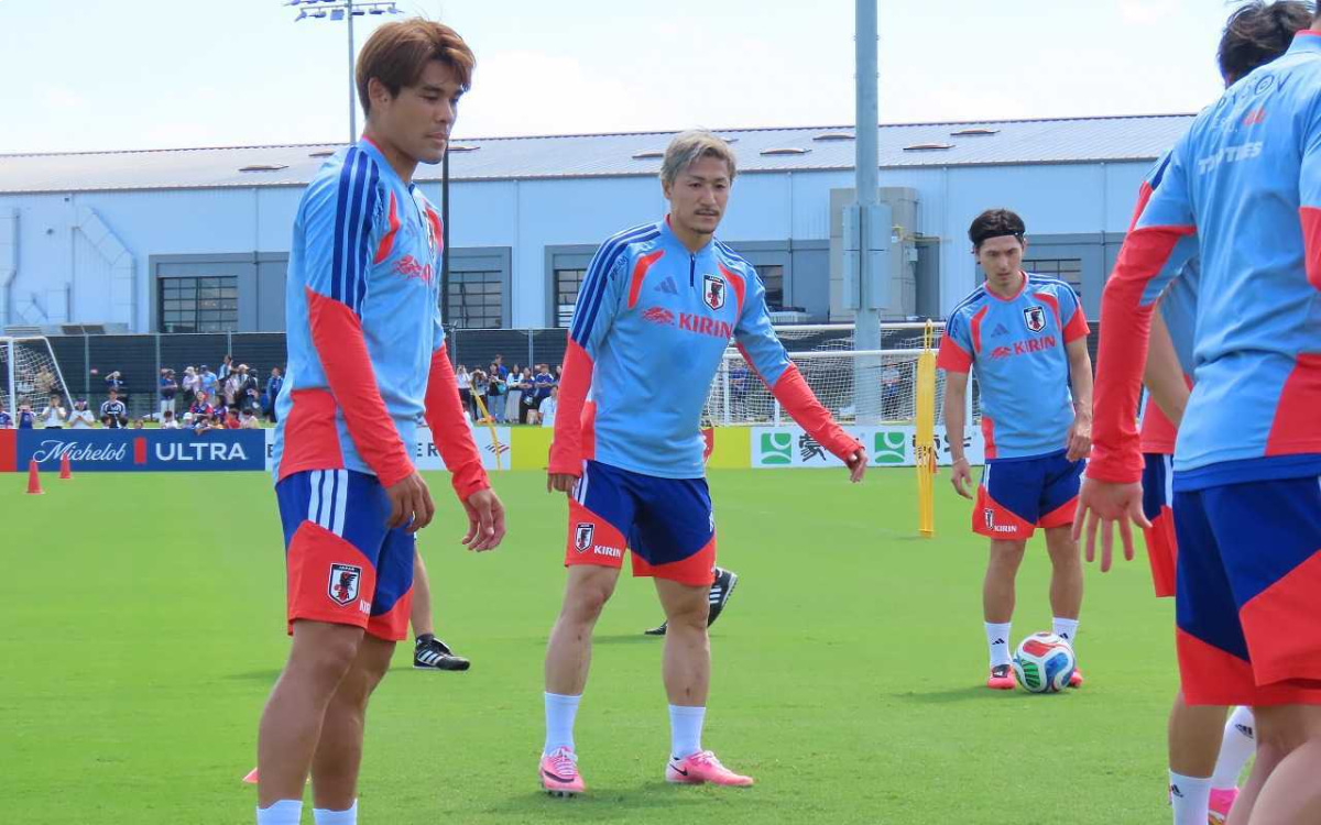日本代表 ナッシュビル練習 佐野海舟 前田大然