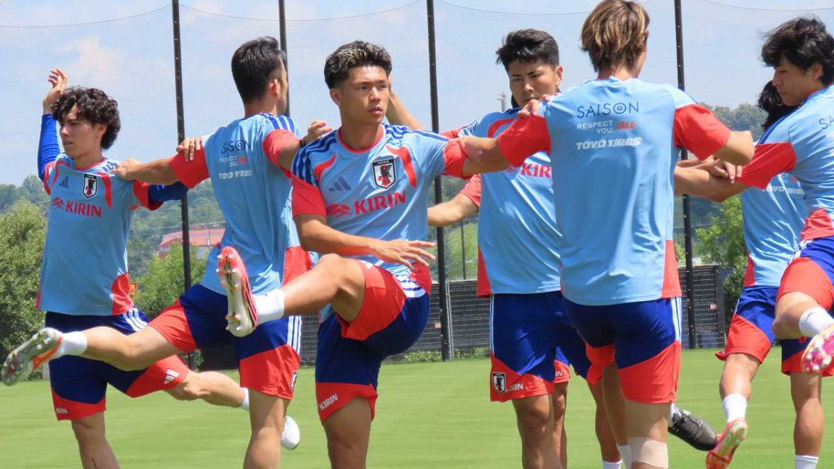 日本代表 ナッシュビル練習 塩貝健人