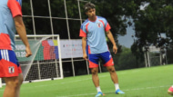 サッカー日本代表　北中米W杯1次リーグ第2戦　チュニジア戦前日練習　塩貝健人