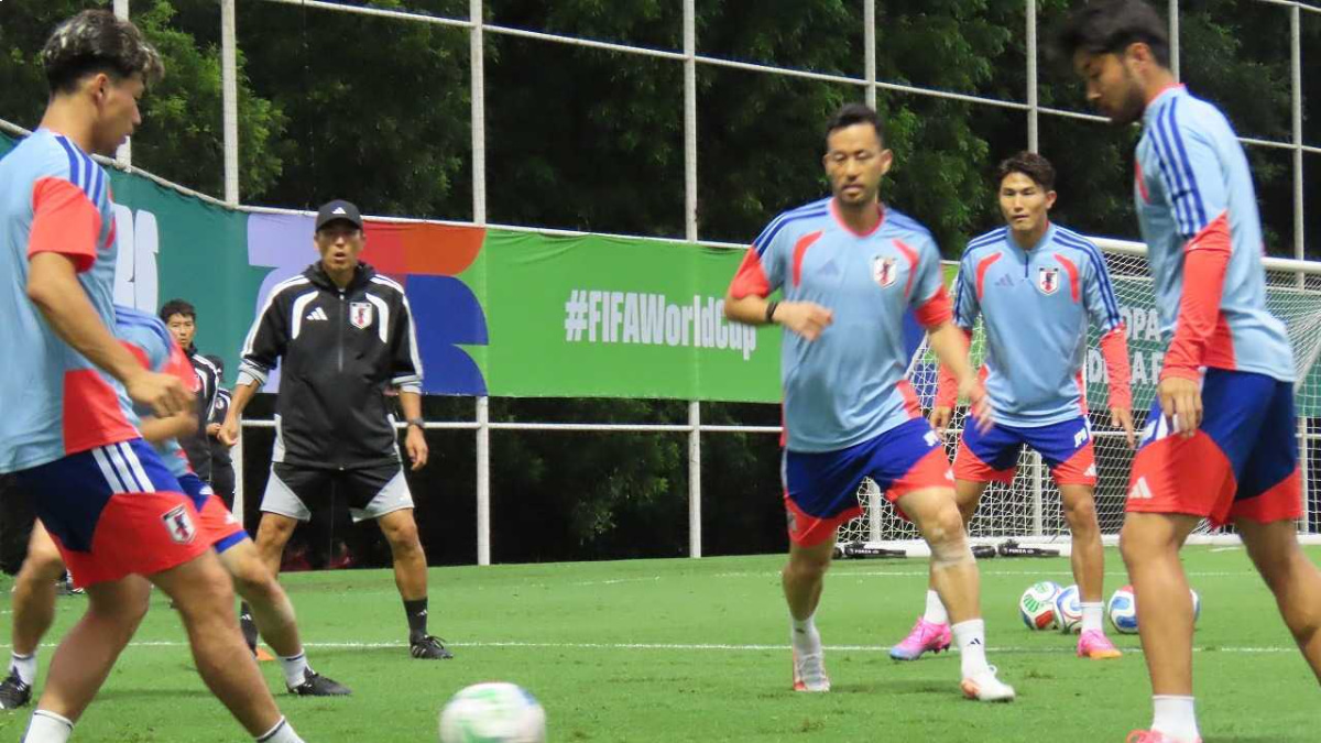 サッカー日本代表　北中米W杯1次リーグ第2戦　チュニジア戦前日練習　吉田麻也