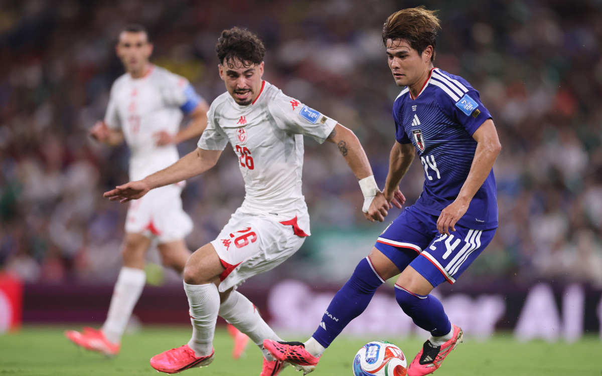 北中米W杯 GS第2節 vsチュニジア サッカー日本代表 佐野海舟
